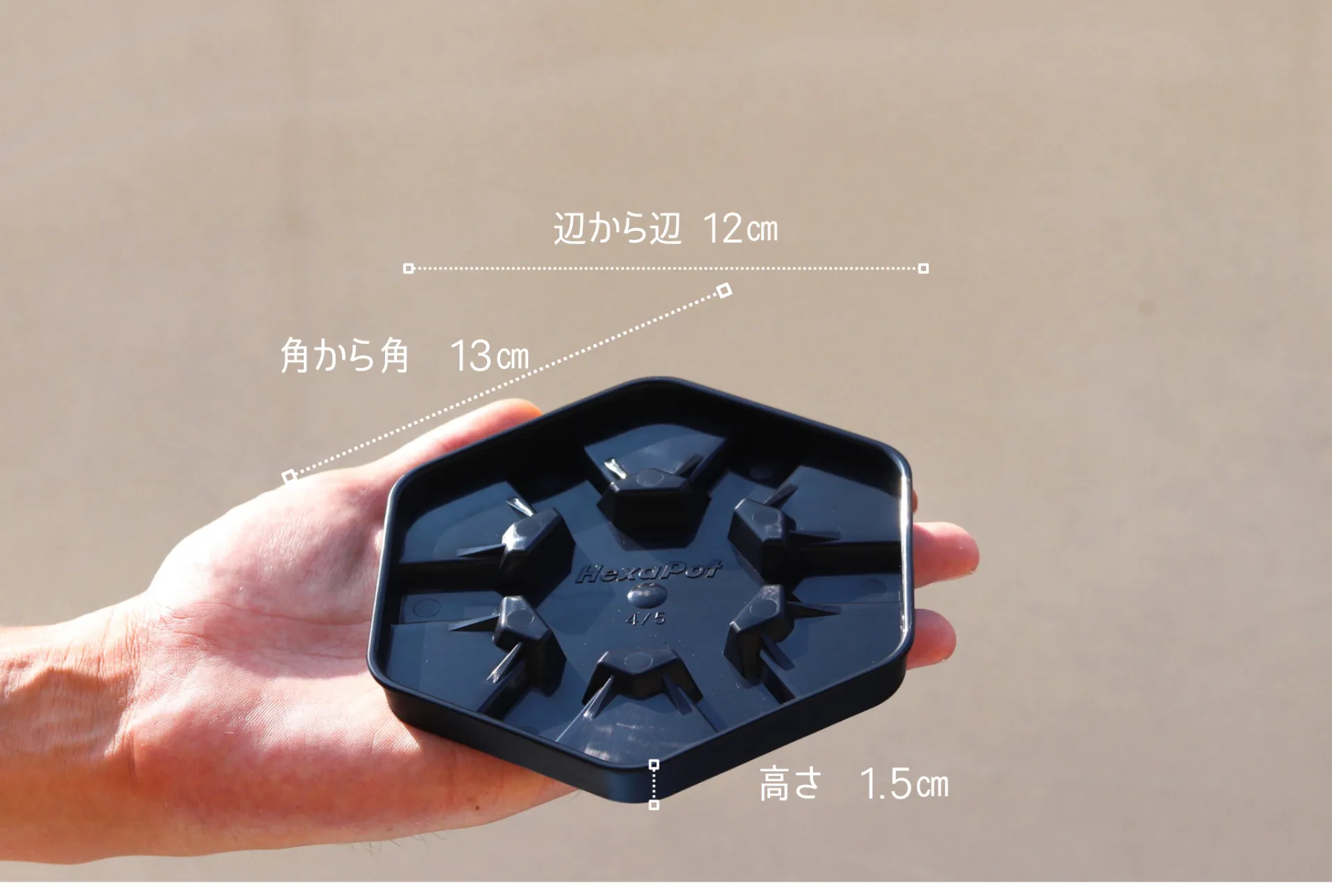 受皿　HexaDock　黒　for4/5号